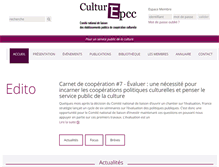 Tablet Screenshot of culture-epcc.fr